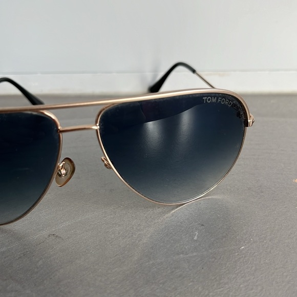 Tom Ford Andy Gold-Tone Aviator Sunglasses - Picture 3 of 6